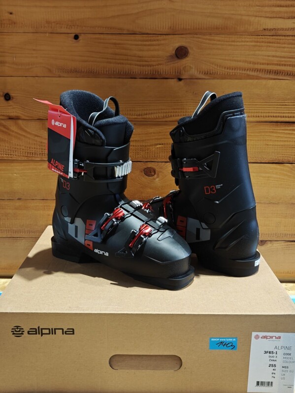 LYŽIARKY ALPINA DUO 3 BLACK GW 25MP